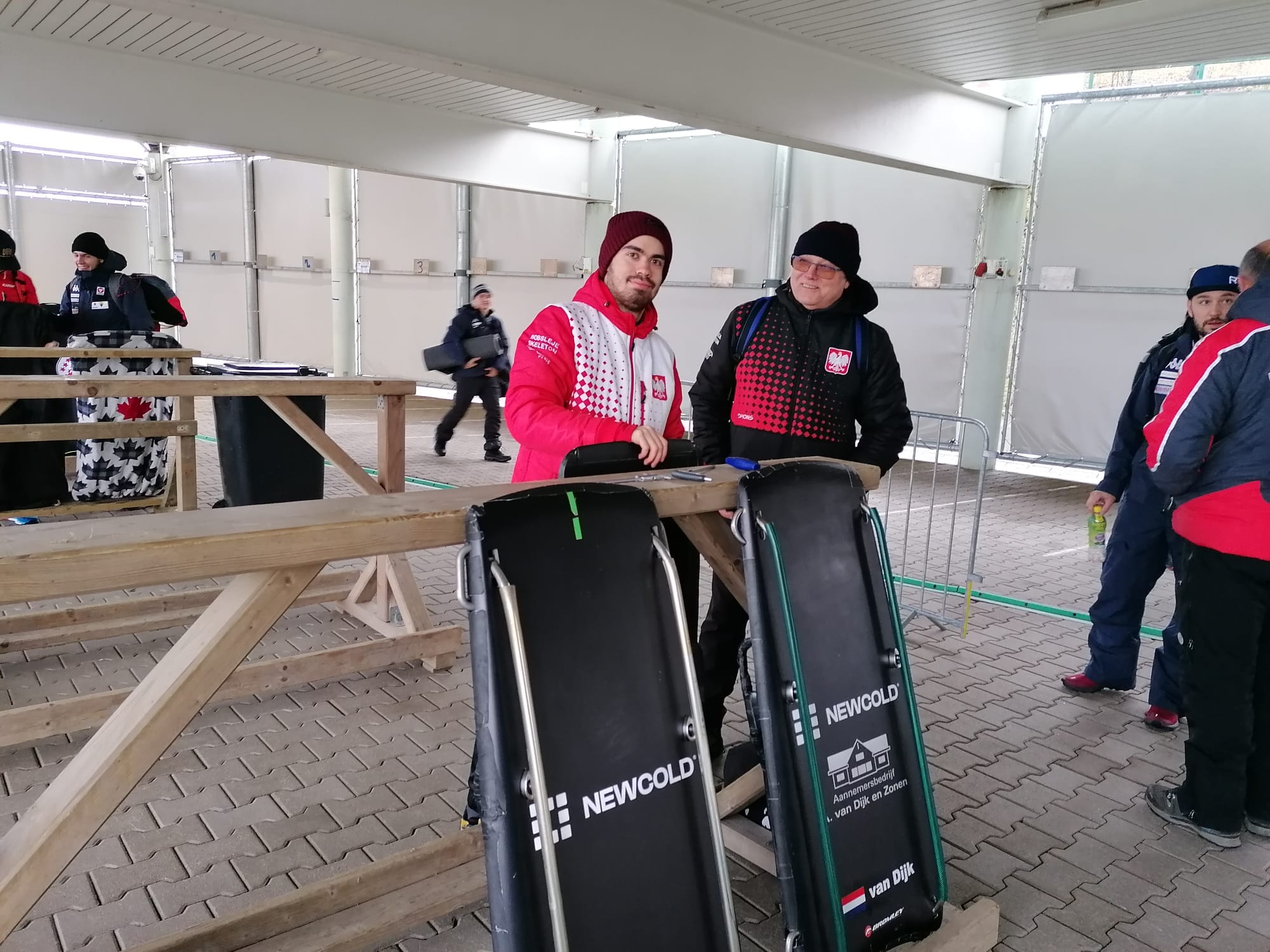 Przygotowania do startów w Winterberg 13.01.2023