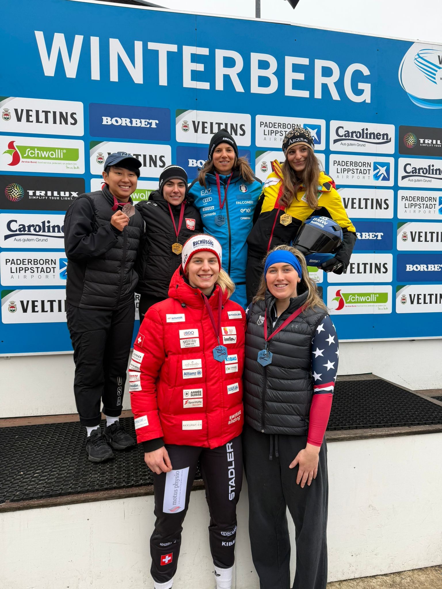 Reprezentantka Kadry Bobslei Linda Weiszewski w kategorii Monobob żeński zajmuje 2 miejsce